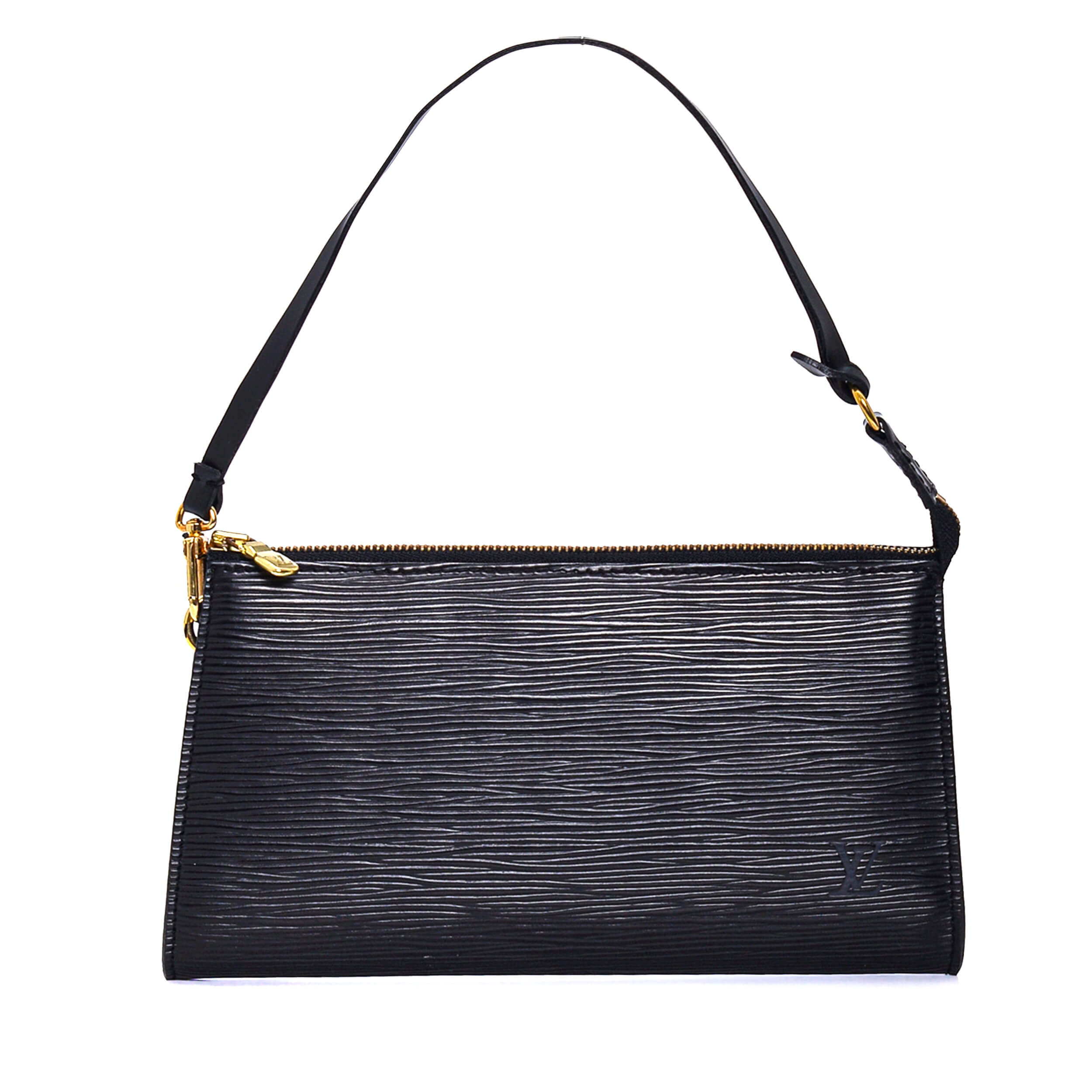 Louis Vuitton - Black Epi Leather Baguette Bag
